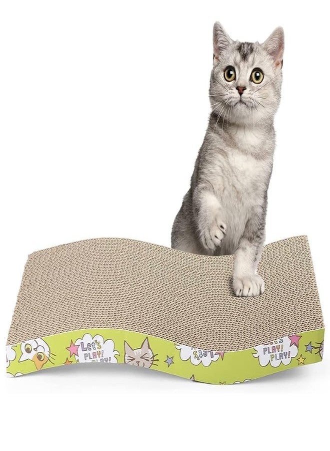 TRADESK Anky Cat Scratch Pad, Cat Scratchers for Indoor Cats with Catnip, Kitty Scratch Pad Durable Textures Design Reversible, Sofa Lounge - Image 2